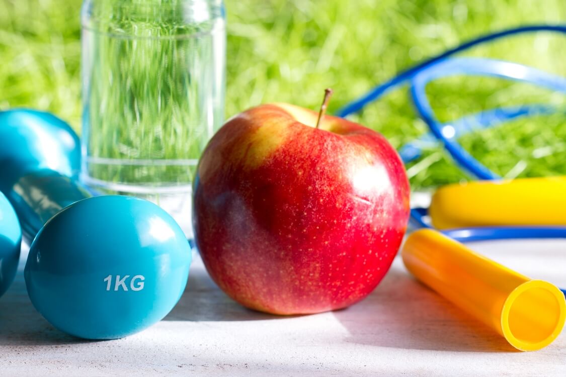 Sport Diet and Active Healthy Lifestyle Springtime