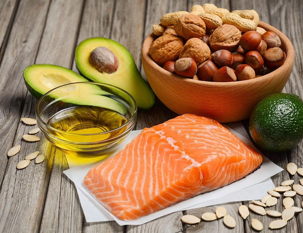 Selection of healthy fat sources 