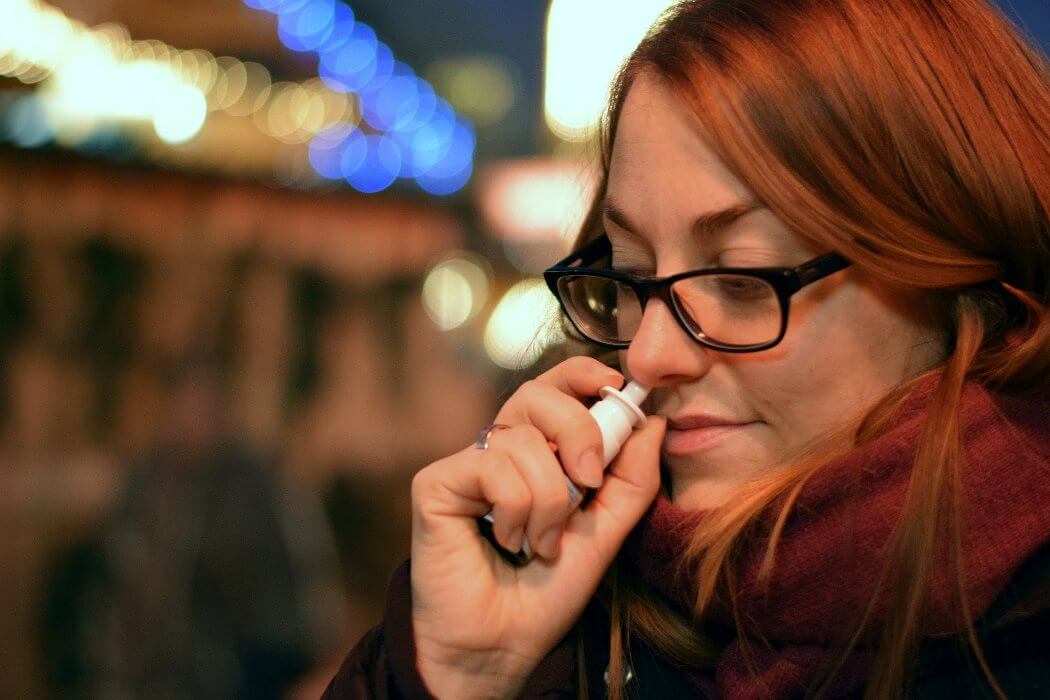 Woman Nasal Spray